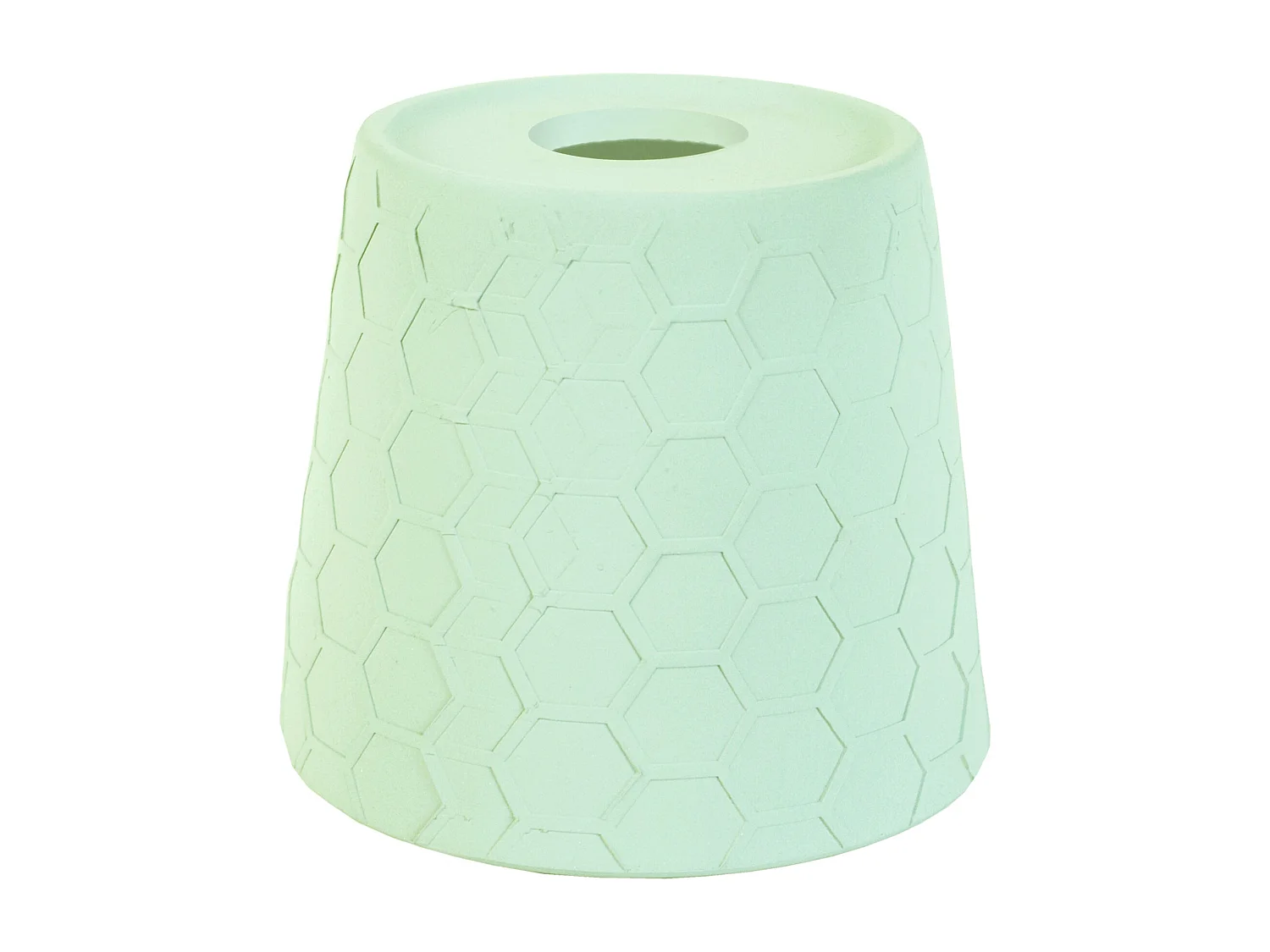 Abajur TOSEL ABEILLE cerâmica cônico Verde D17 x H15  cm