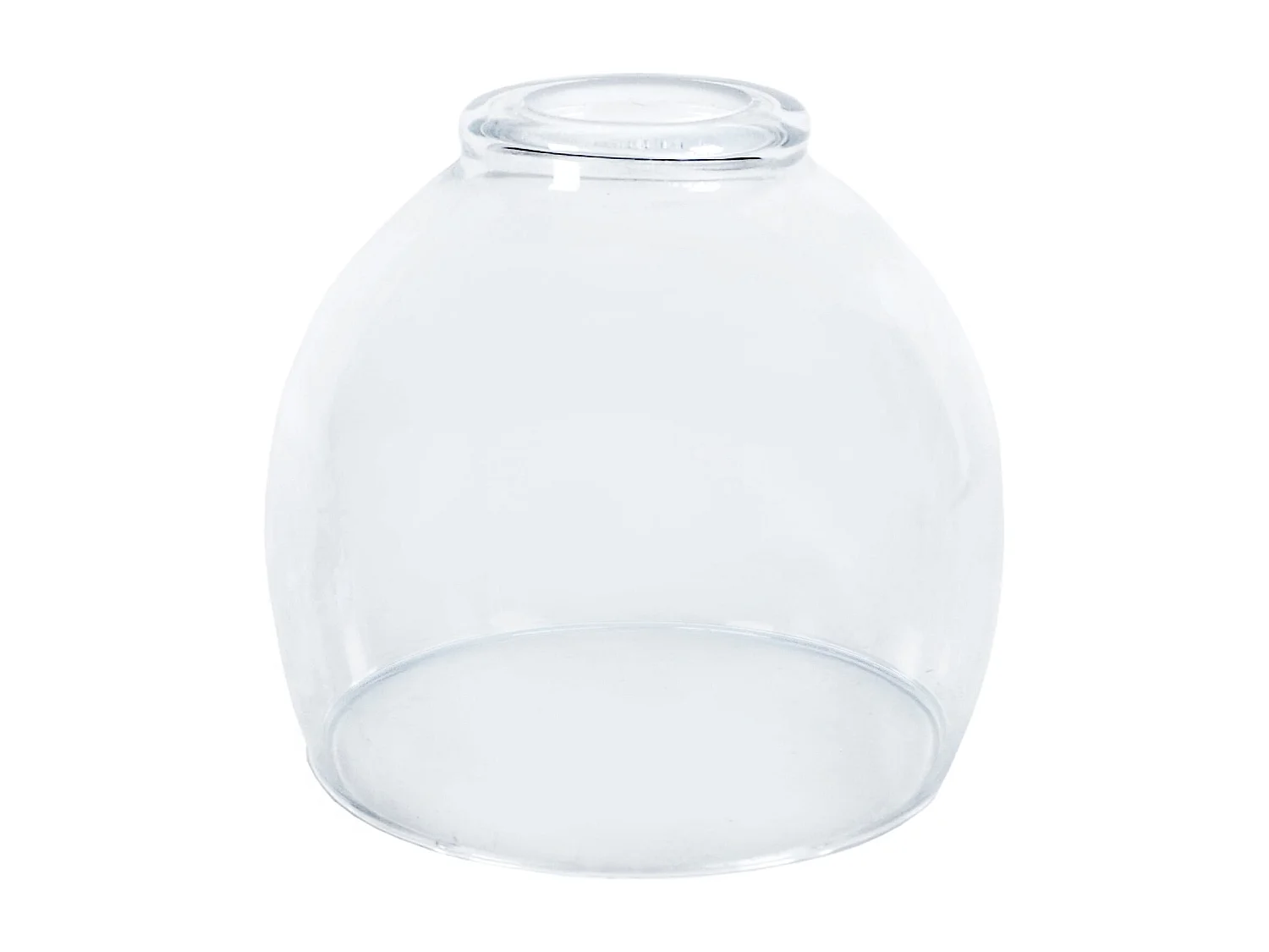 Pantalla TOSEL ,vidrio,Transparente,A13xD15xP15cm