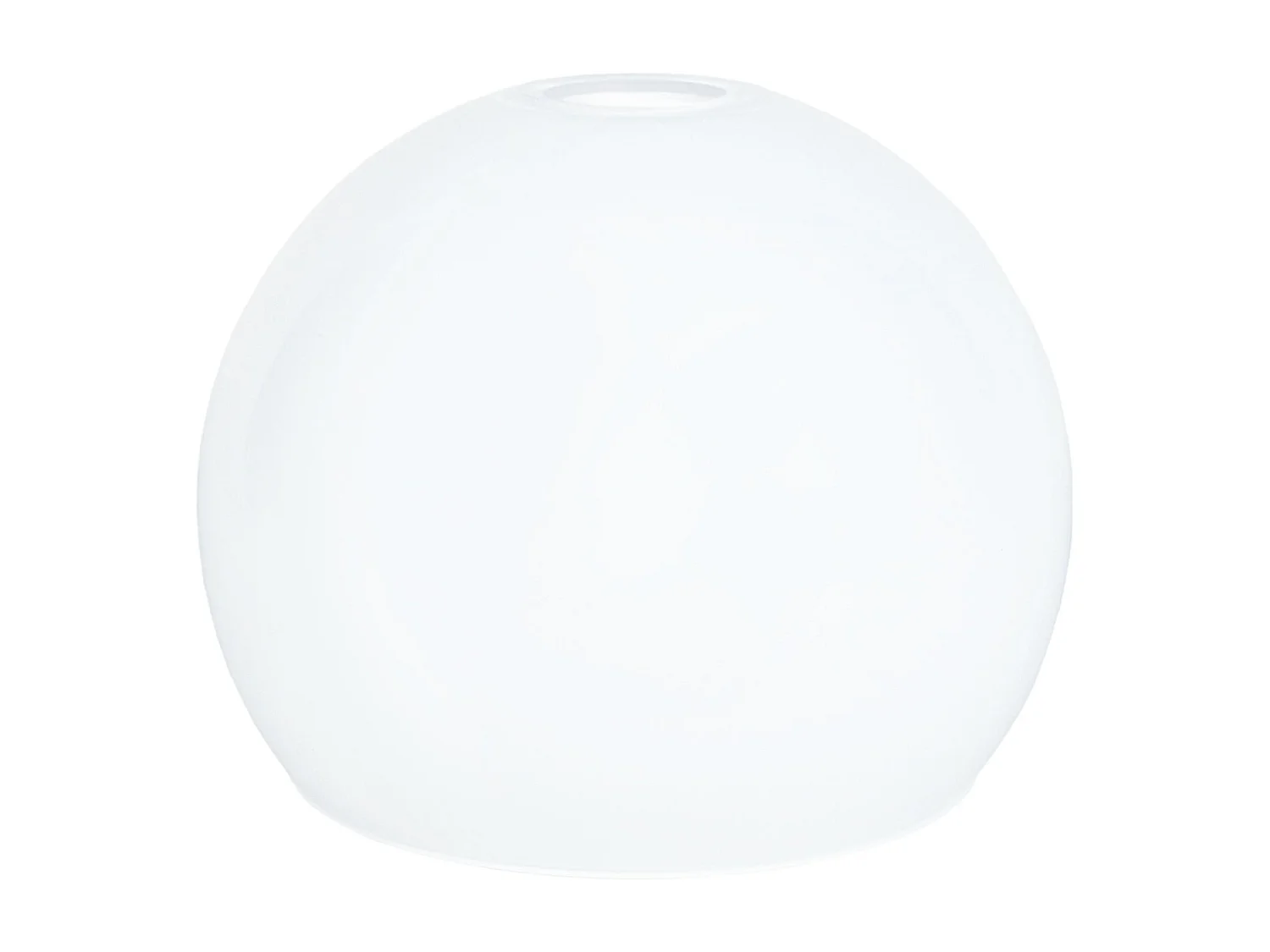 Abat-jour TOSEL ,verre,Blanc ,H17xD20xP20cm