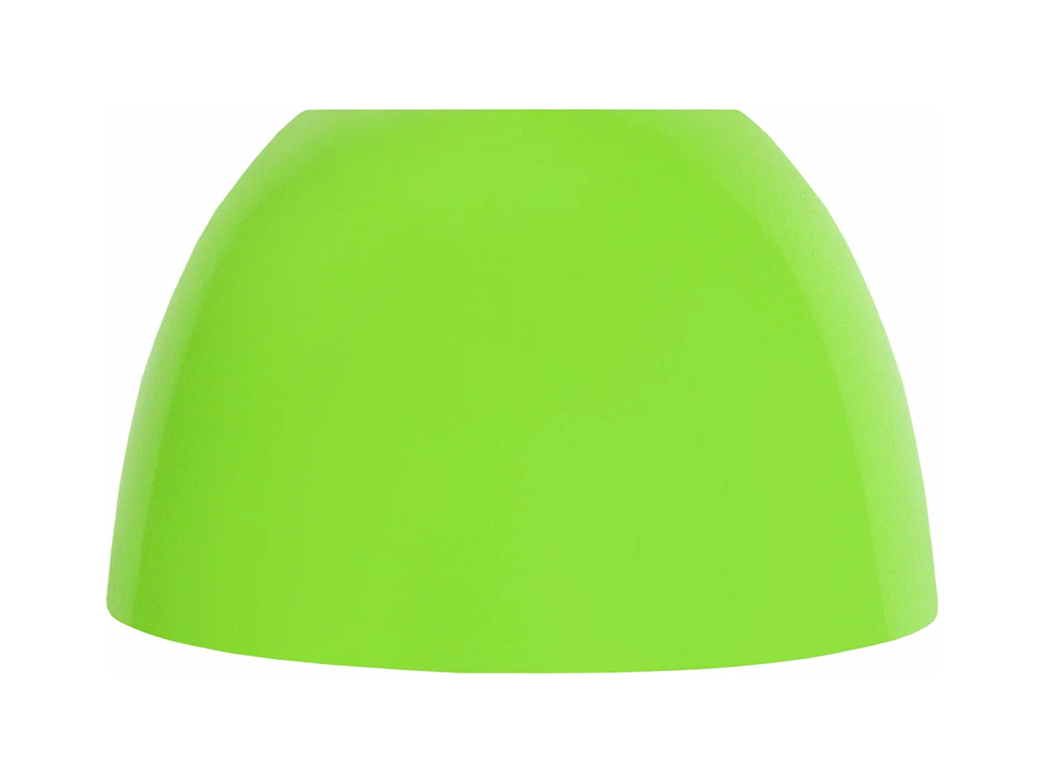 Abajur TOSEL PLEXI plástico cúpula Verde D24 x H13  cm