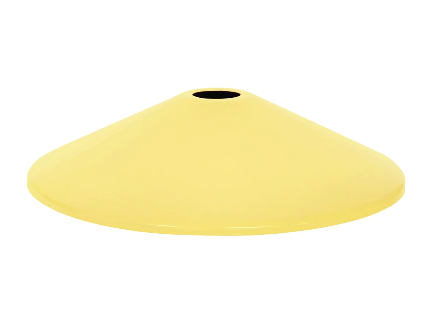 Abajur TOSEL MINGO metal cônico amarelo D31 x H6.8  cm