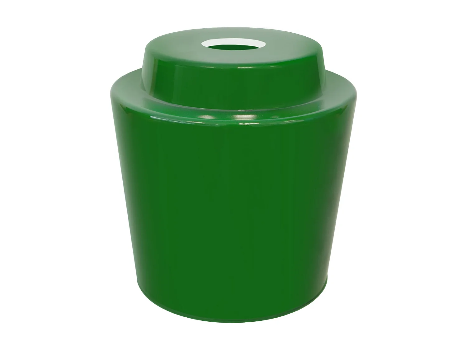 Pantalla TOSEL ,vidrio,Verde,A16xD15,7xP15,7cm