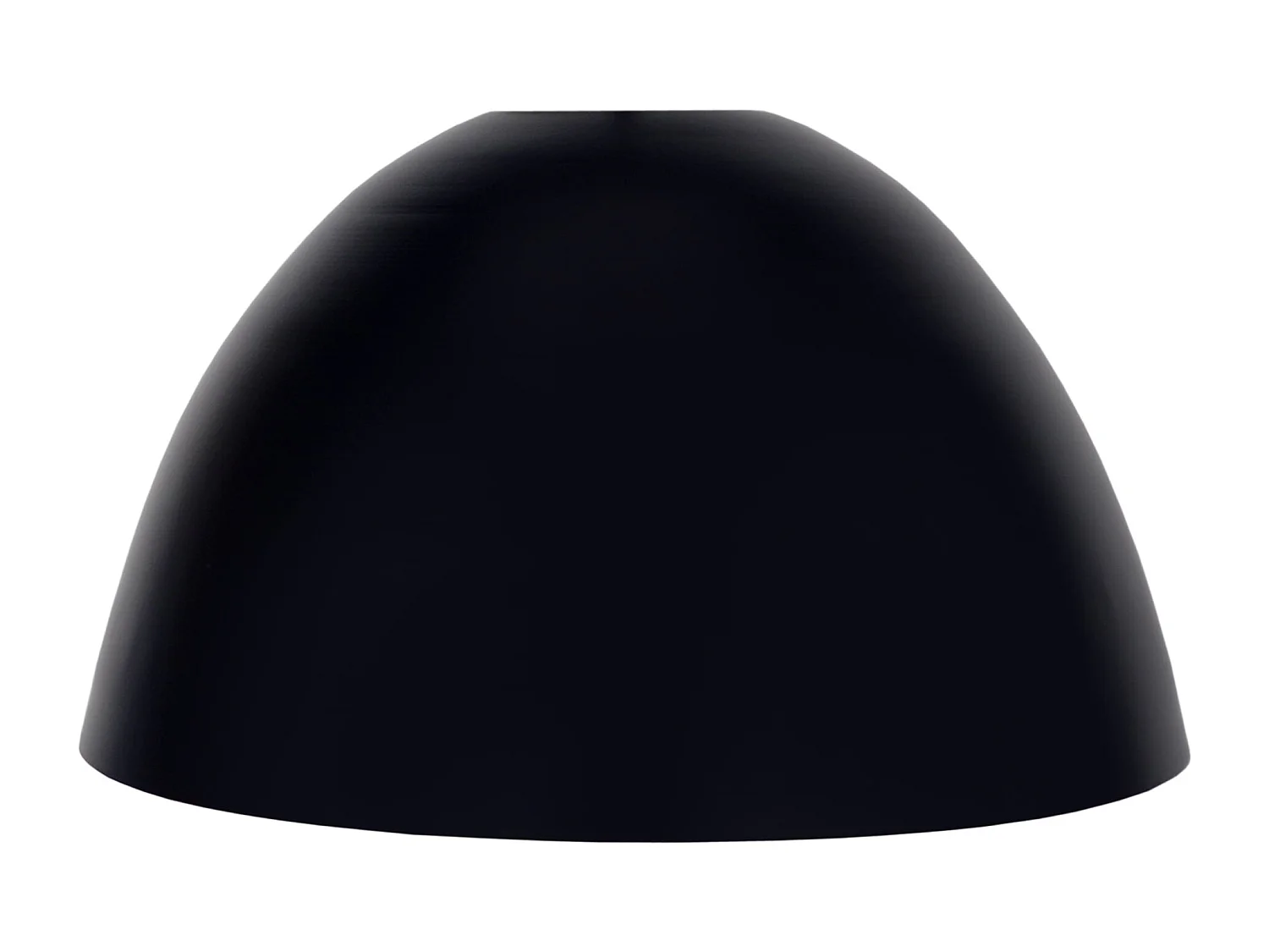 Abajur TOSEL QUOKA metal tigela preto D25 x H15,5  cm