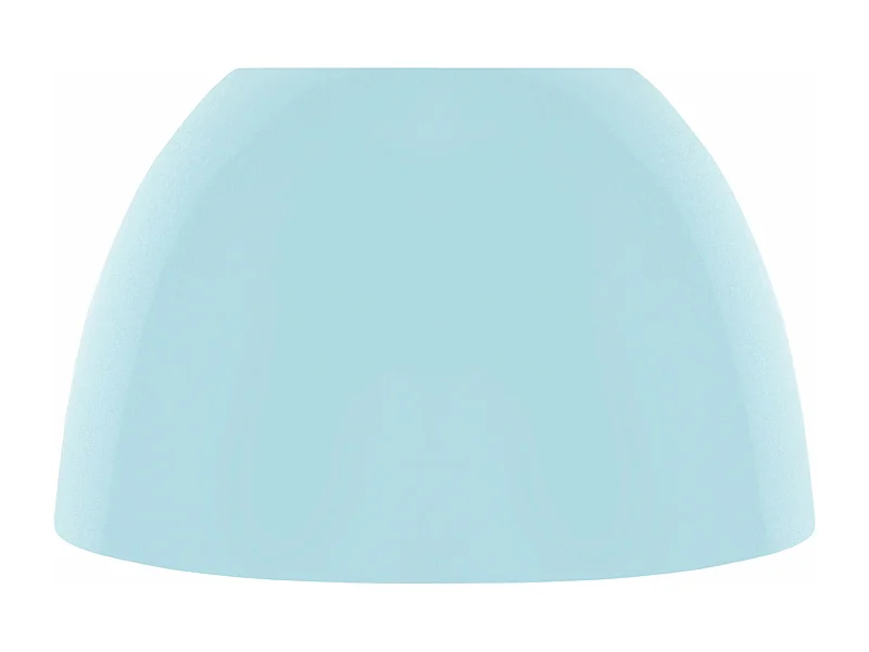 Abajur TOSEL PLEXI plástico cúpula azul D24 x H13  cm