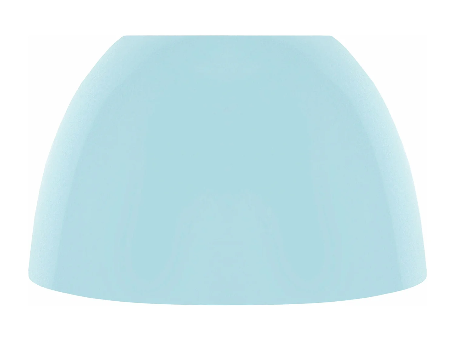 Abajur TOSEL PLEXI plástico cúpula azul D24 x H13  cm