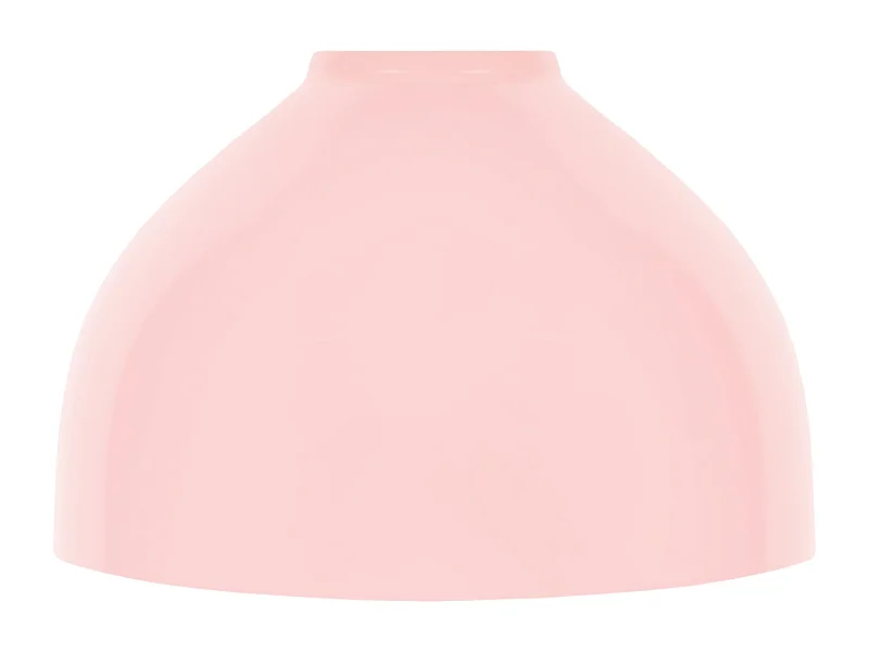 Abajur TOSEL DIANE metal cúpula rosa D23 x H15,5  cm