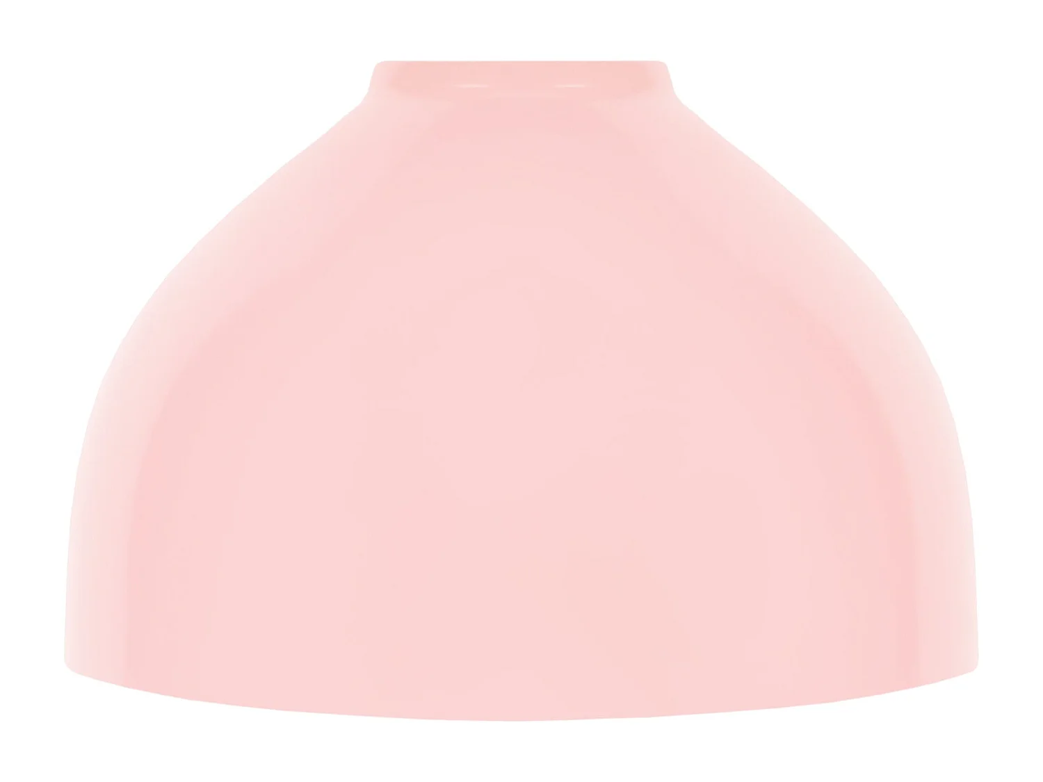 Abajur TOSEL DIANE metal cúpula rosa D23 x H15,5  cm