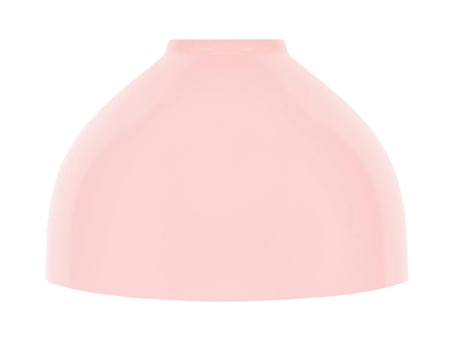 Abat-jour TOSEL ,métal,Rose ,H15,5xD23xP23cm