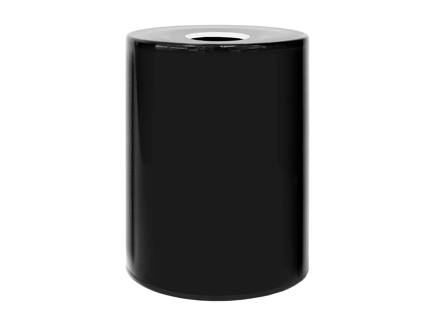 Pantalla TOSEL ,vidrio,Negro ,A15xD12xP12cm