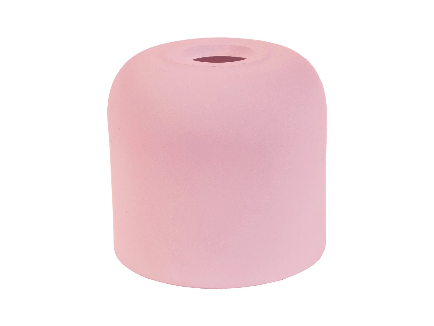 Abat-jour TOSEL ,céramique,Rose ,H12,5xD13,5xP13,5cm