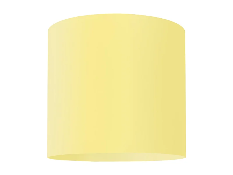 Abajur TOSEL UZIBUZI metal cilindro amarelo D13,5 x H13,5  cm