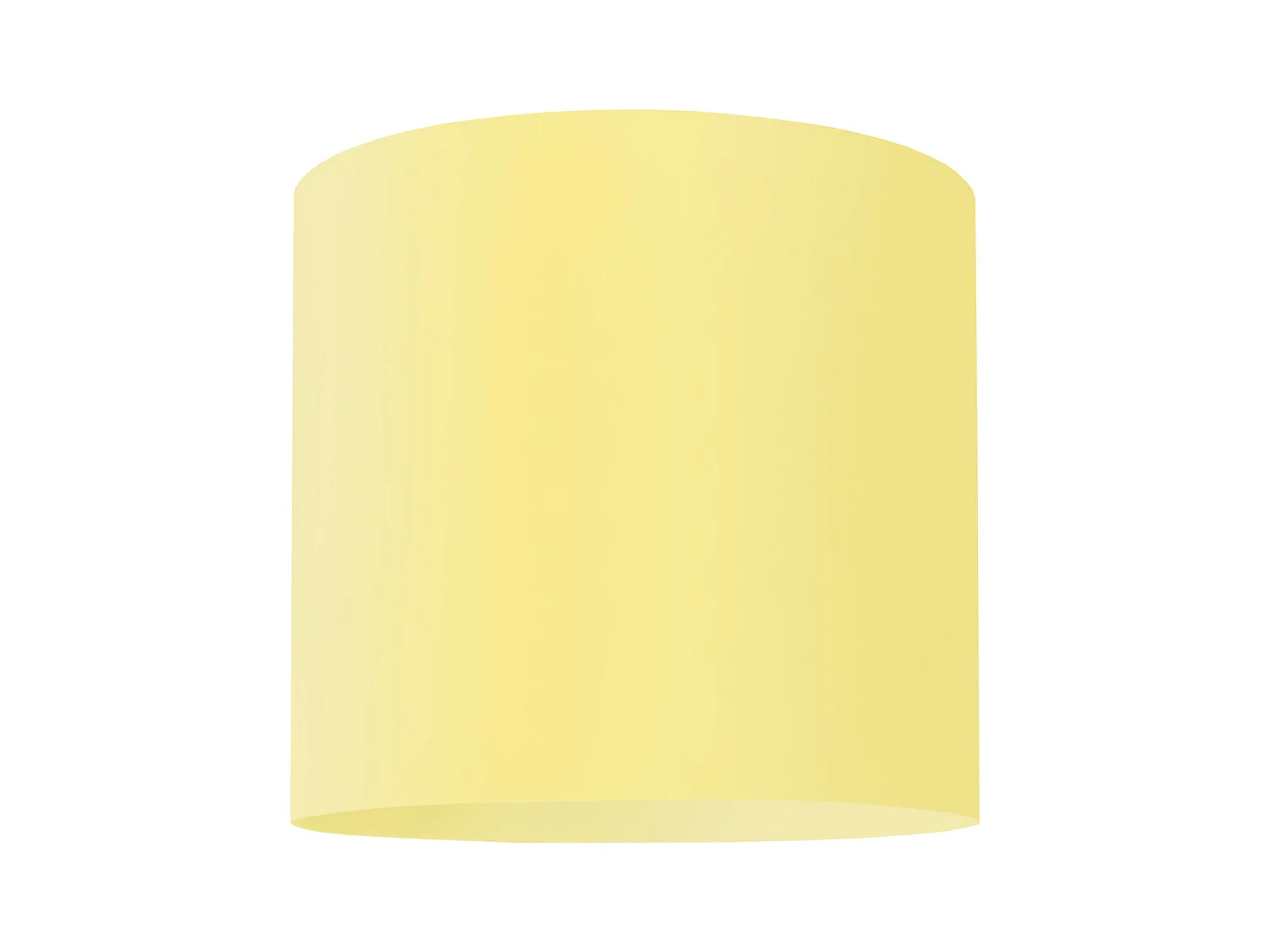 Abat-jour métal   jaune 14 cm.