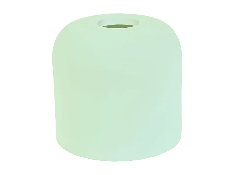 Abat-jour TOSEL ,céramique,Vert ,H12,5xD13,5xP13,5cm