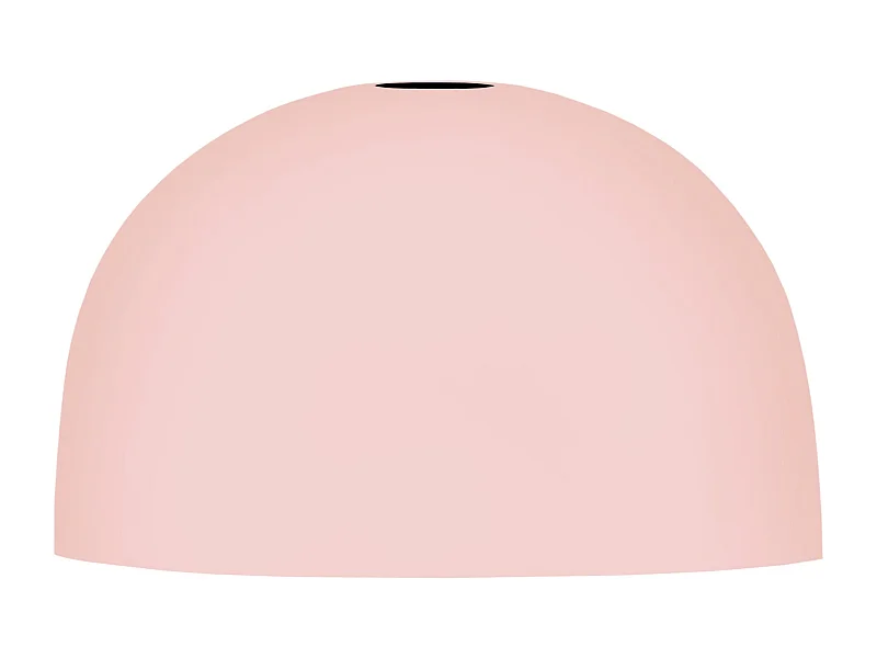 Abat-jour TOSEL ,métal,Rose ,H13xD24xP24cm