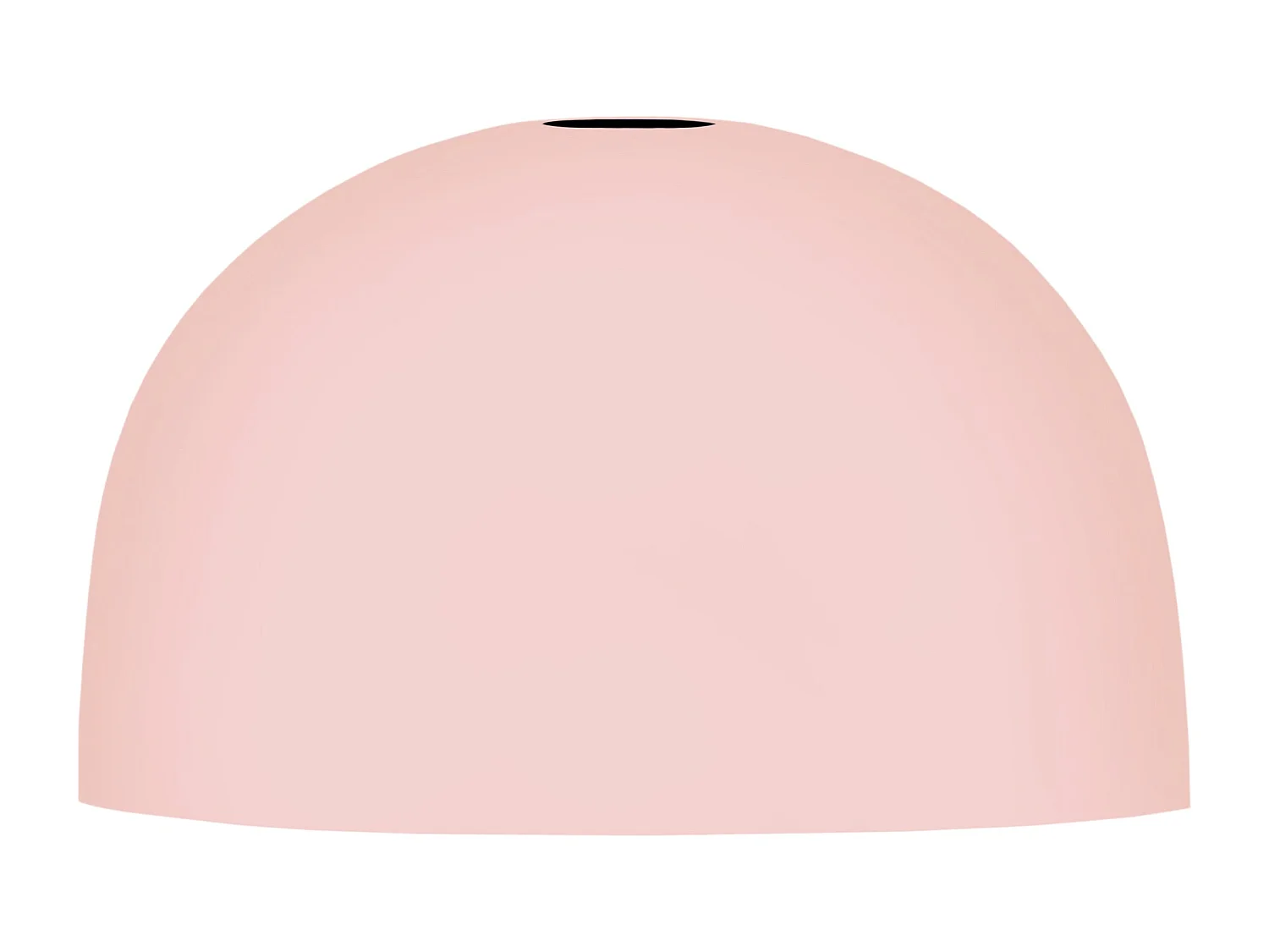 Abajur TOSEL SEQUOIA metal cúpula rosa D29 x H14  cm