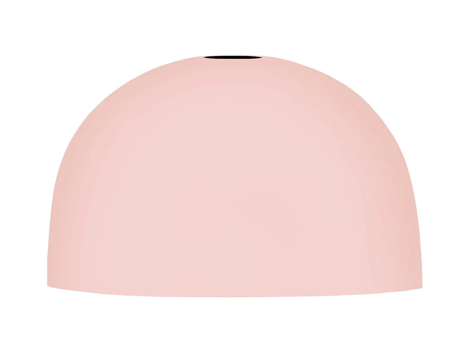 Abat-jour TOSEL ,métal,Rose ,H13xD24xP24cm