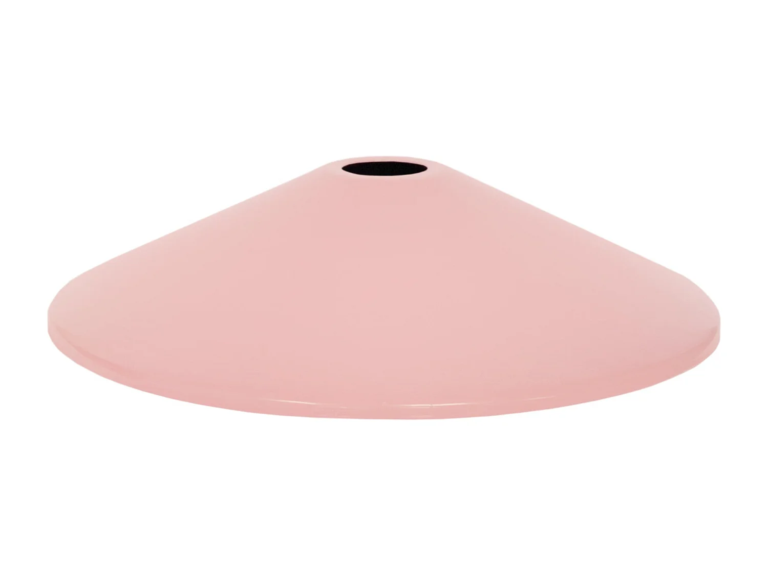 Abajur TOSEL MINGO metal cônico rosa D31 x H6.8  cm