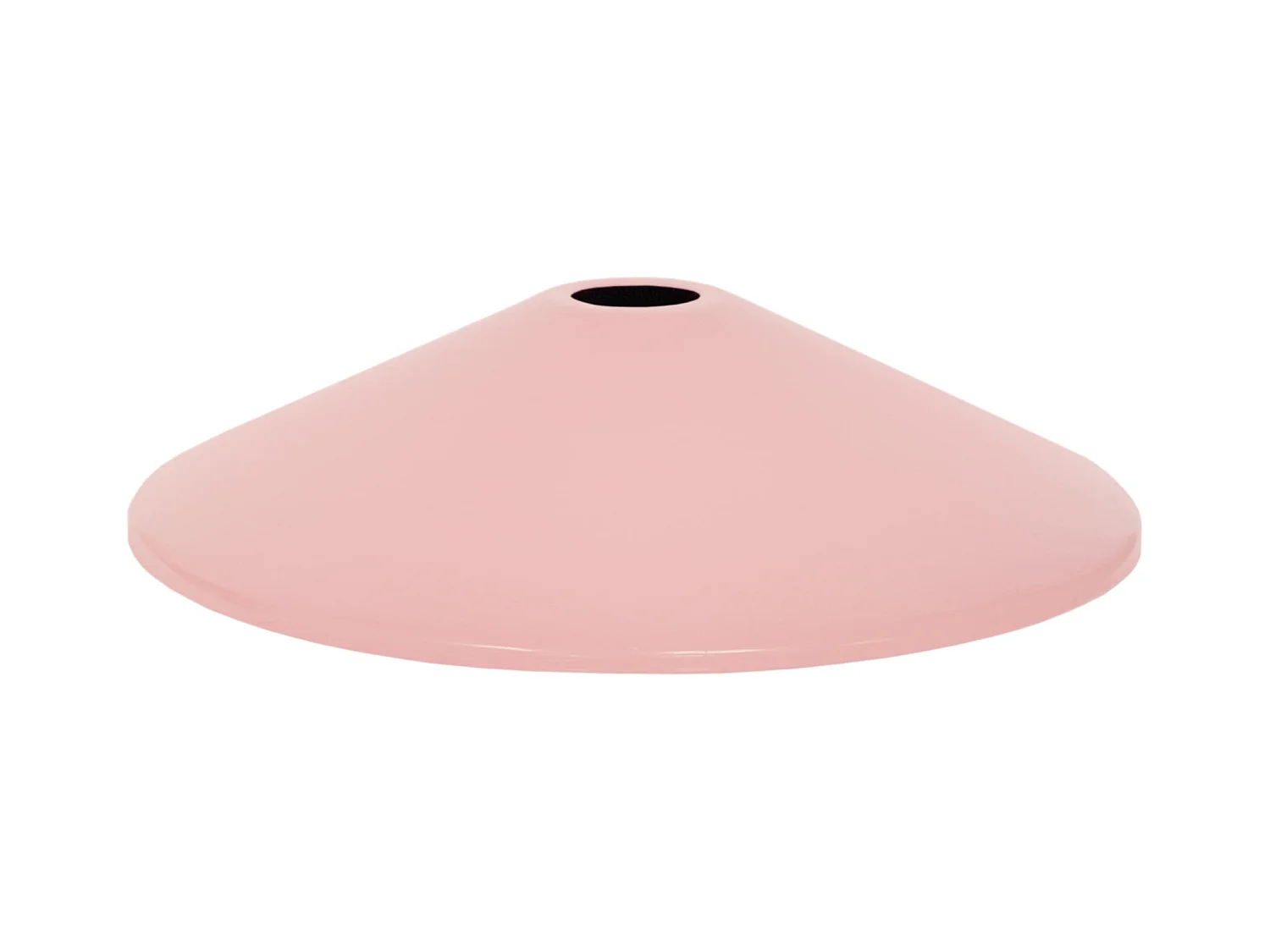 Abat-jour TOSEL ,métal,Rose ,H6,8xD31xP31cm