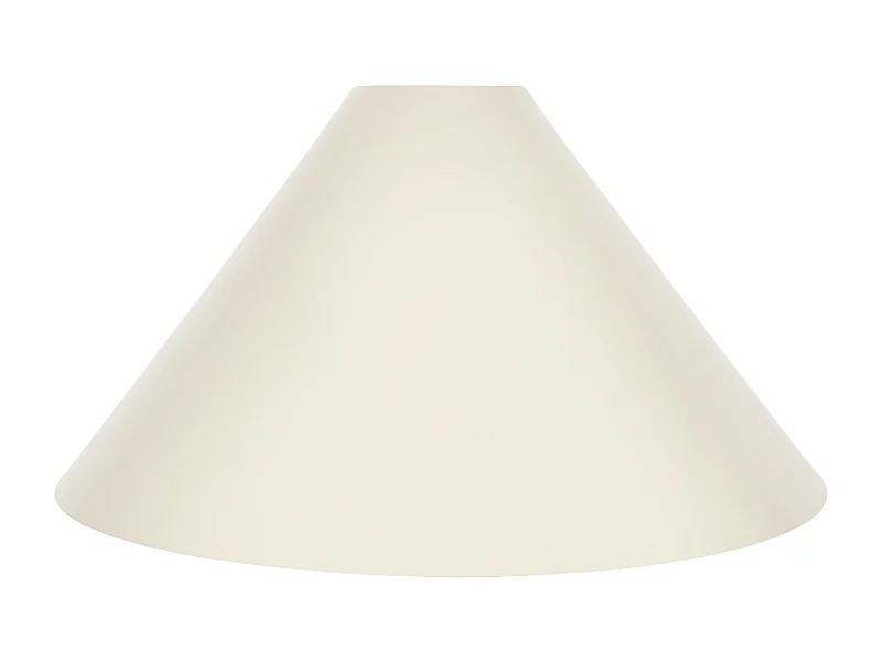 Abajur TOSEL KARRI metal cônico bege D24 x H14  cm