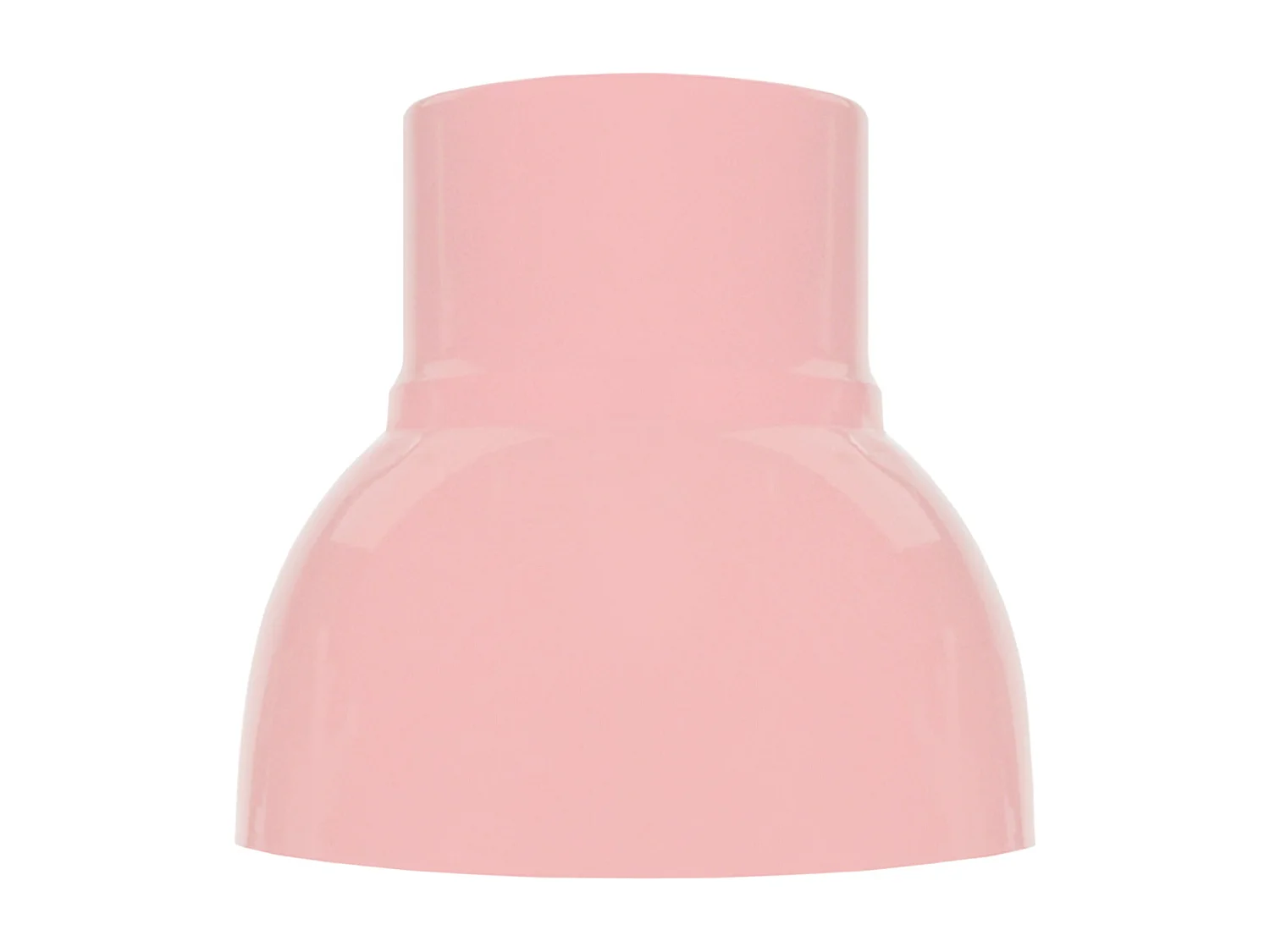 Abajur TOSEL CLOCHE metal cúpula rosa D24,5 x H24  cm