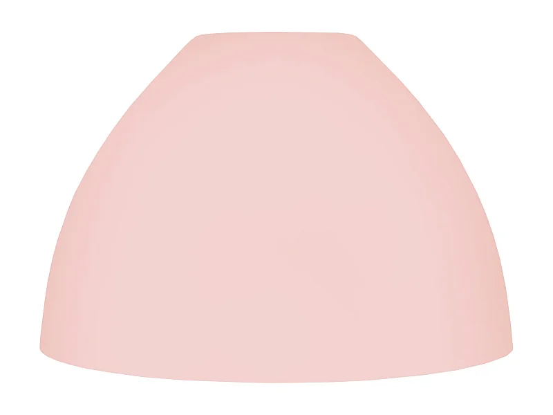 Abajur TOSEL CELICA metal cúpula rosa D21 x H14,5  cm