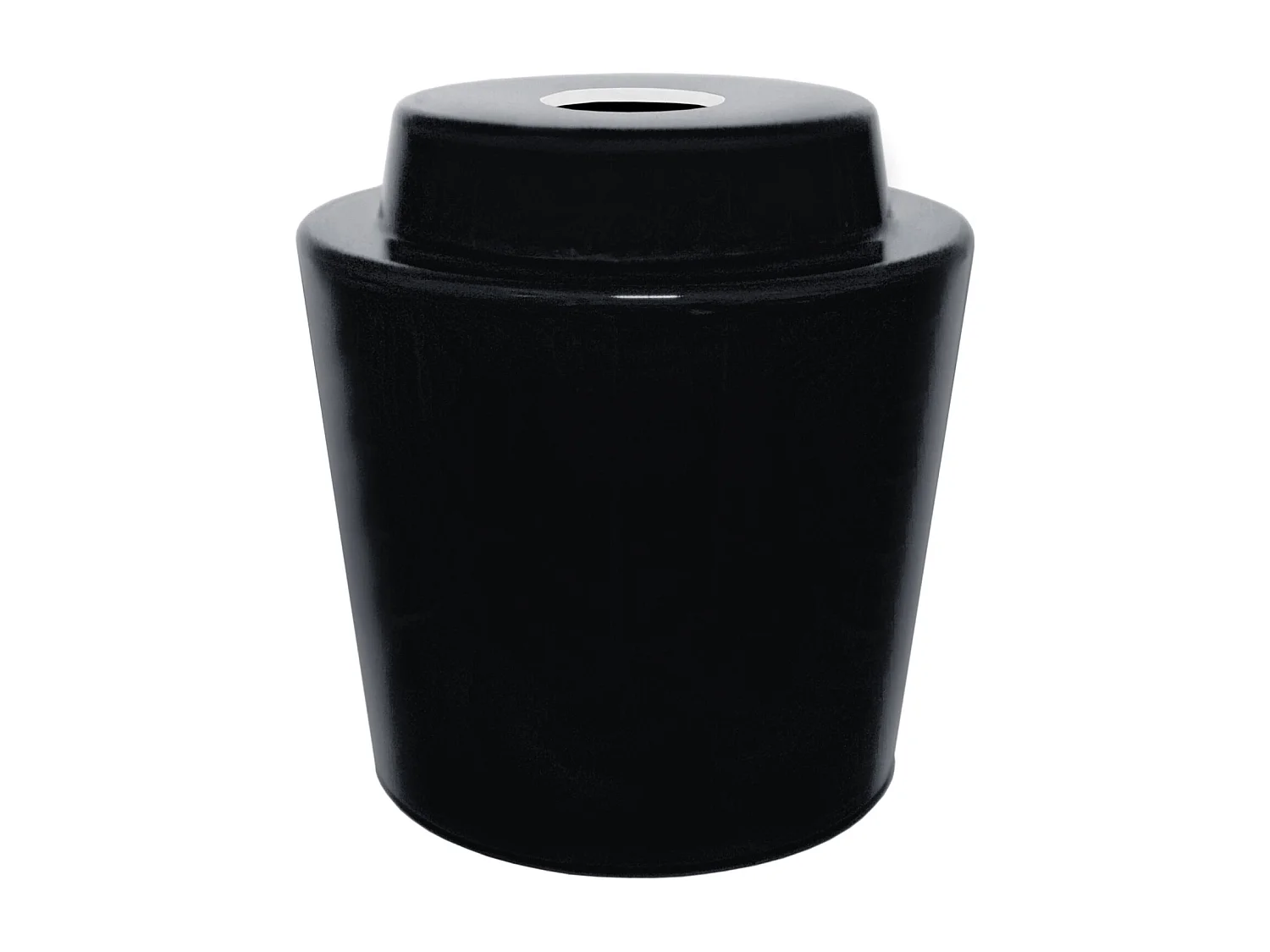 Pantalla TOSEL ,vidrio,Negro ,A16xD15,7xP15,7cm