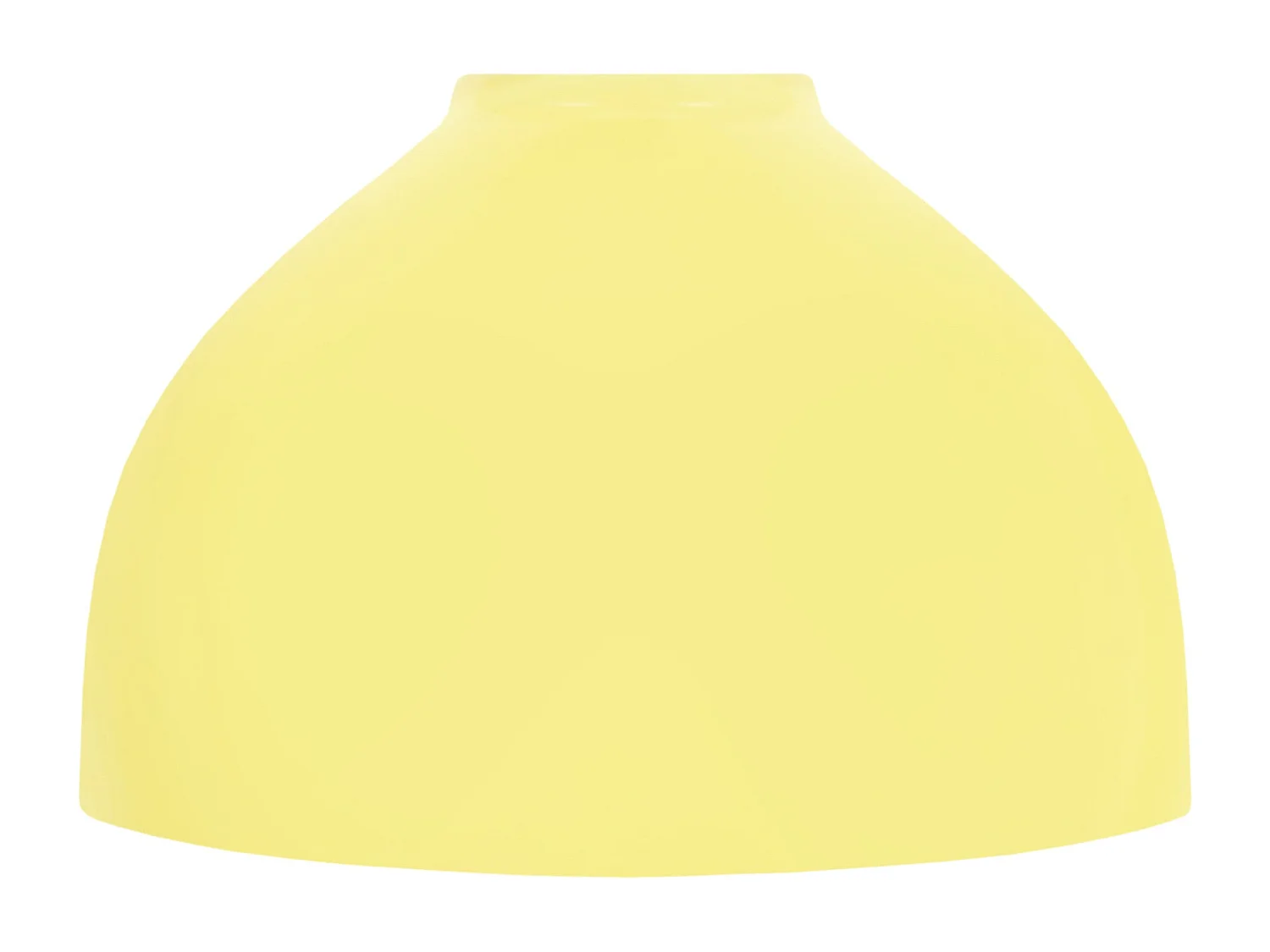 Abat-jour TOSEL ,métal,Jaune ,H15,5xD23xP23cm