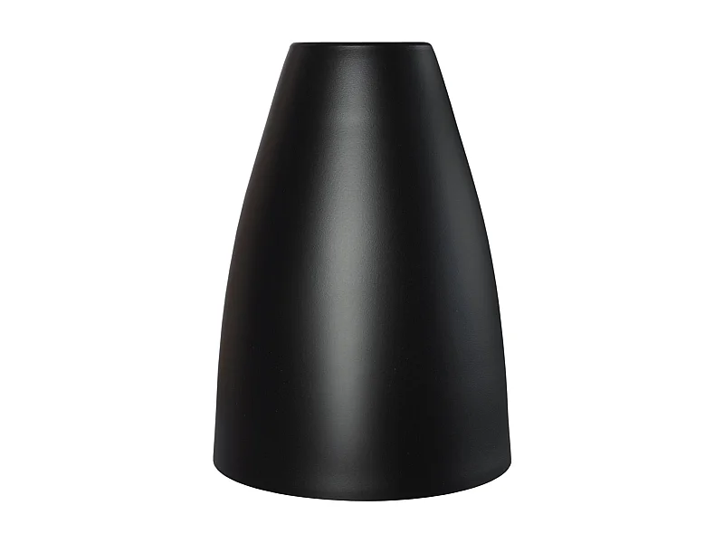 Abajur TOSEL LARSEN metal cônico preto D15 x H21  cm