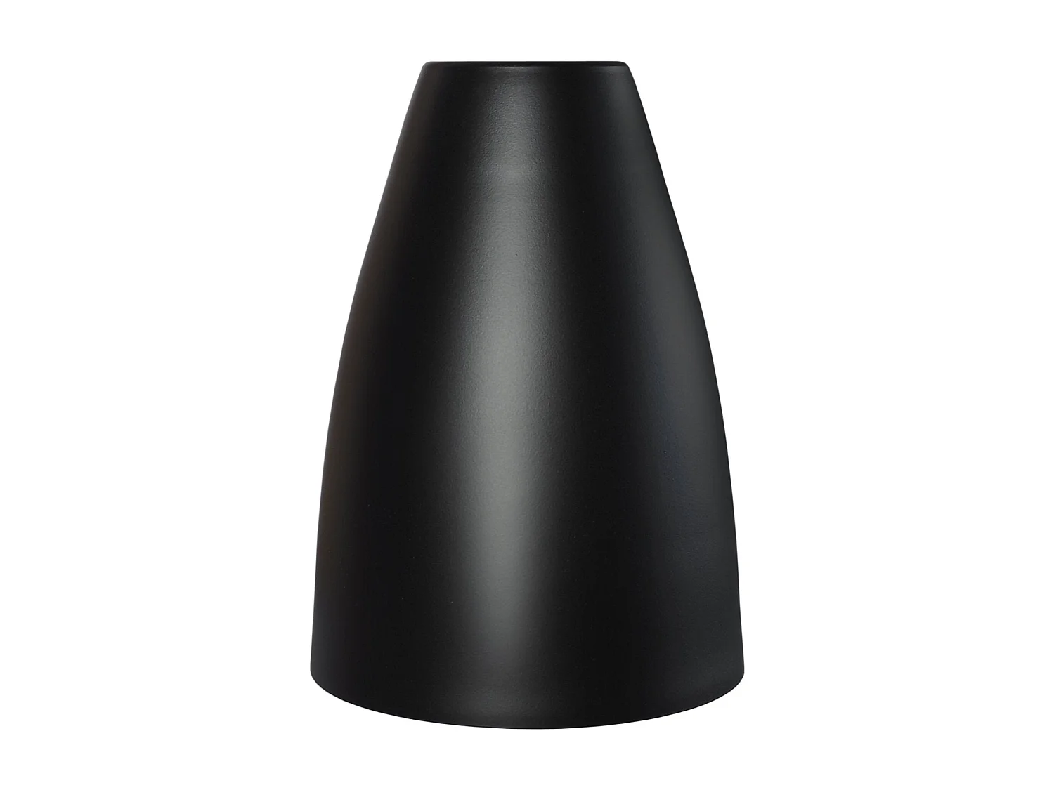 Abajur TOSEL LARSEN metal cônico preto D15 x H21  cm