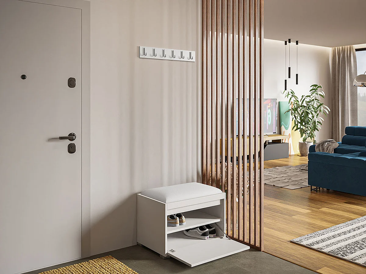 Conjunto pasillo Trenton 132, 65x34cm, Cuero ecológico|Aglomerado laminado