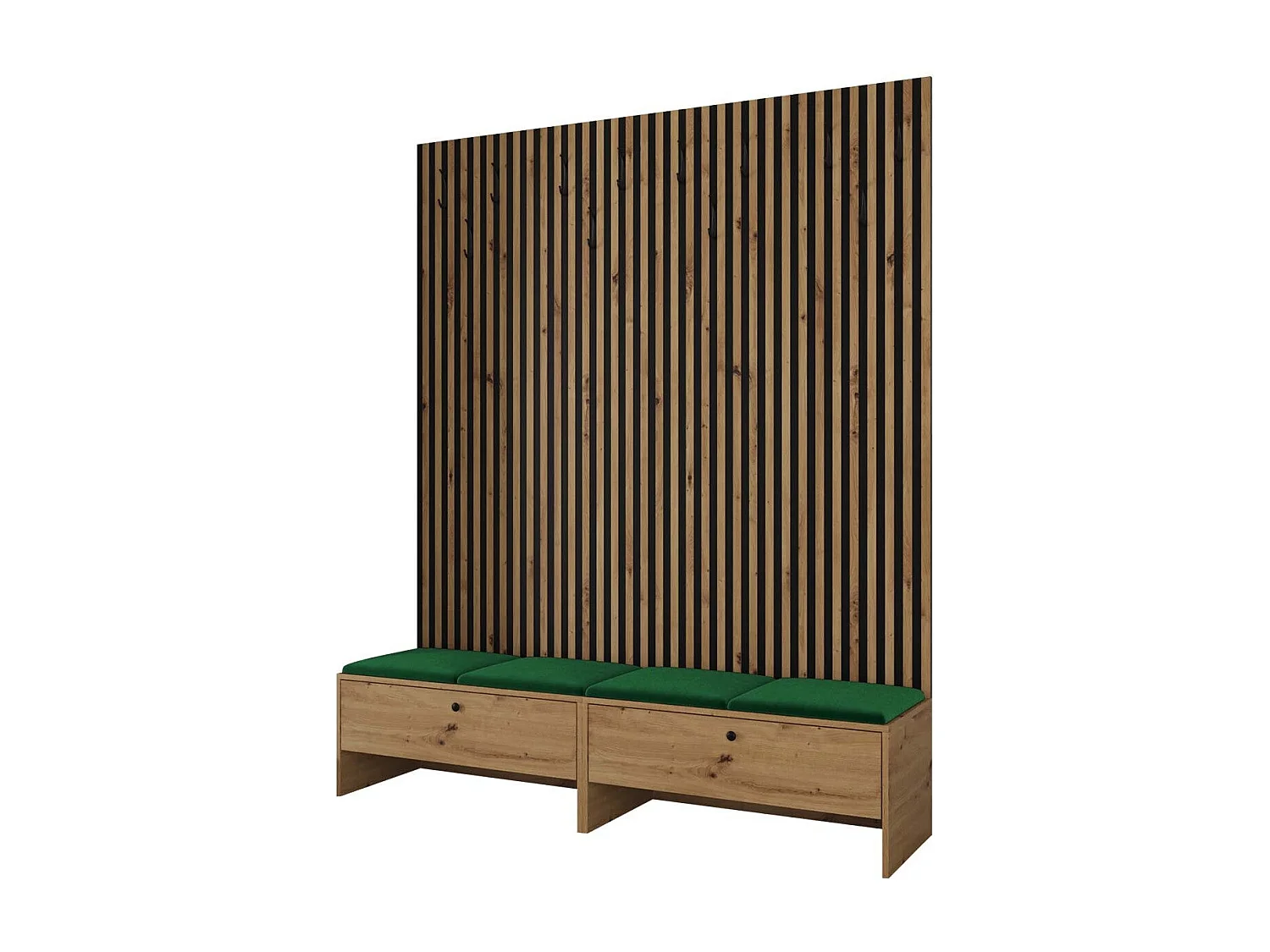 Conjunto pasillo Hartford 485, 206x170x44cm, Tapiz|Aglomerado laminado, Colocada