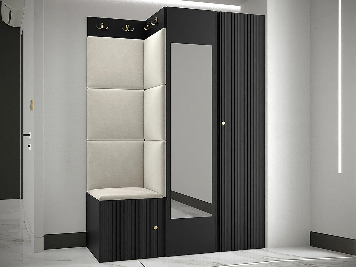 Conjunto para corredor Hartford 388, Espelho, 19x12x5cm