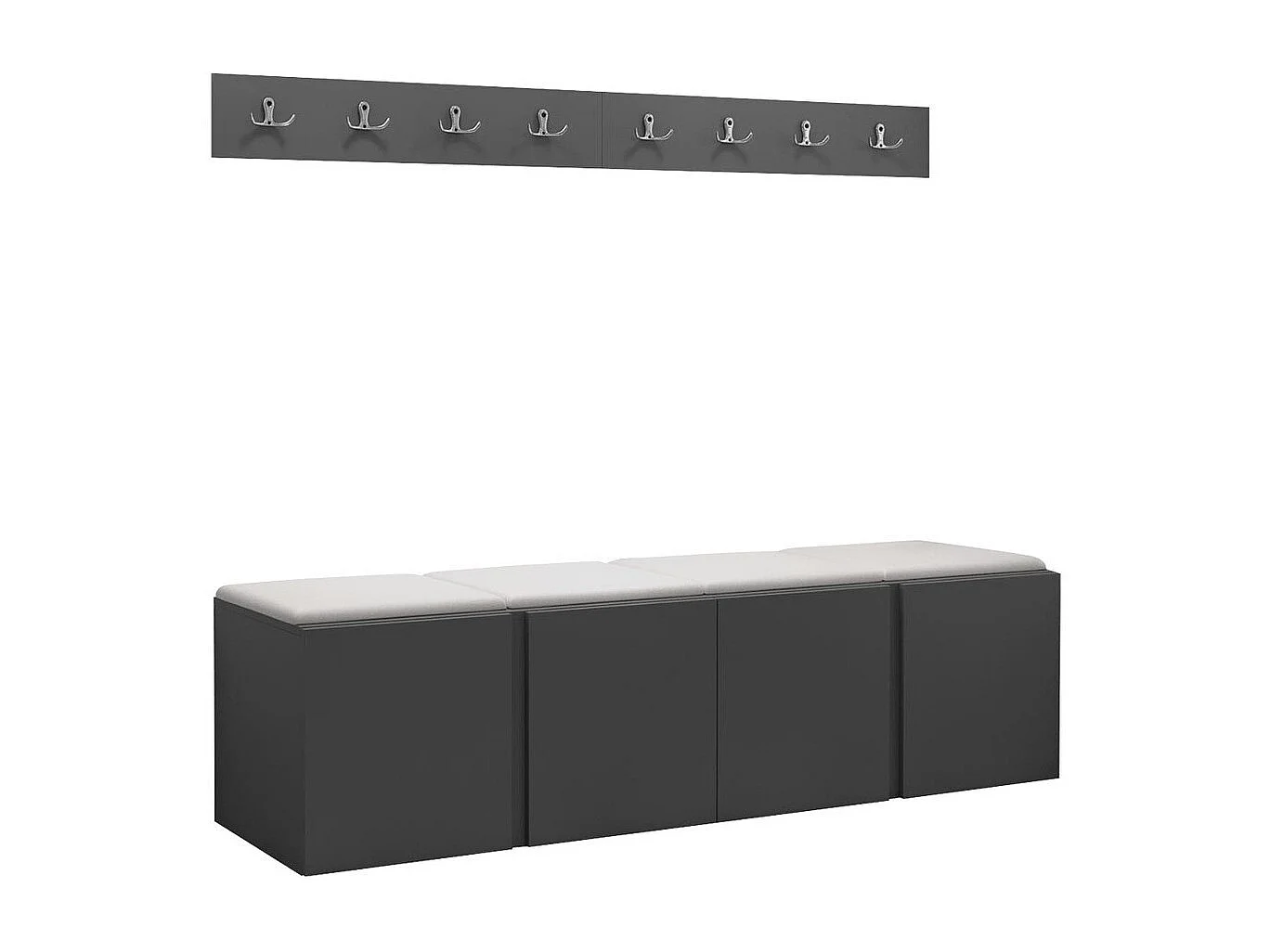 Conjunto para corredor Hartford 276, Eco couro, Colocado