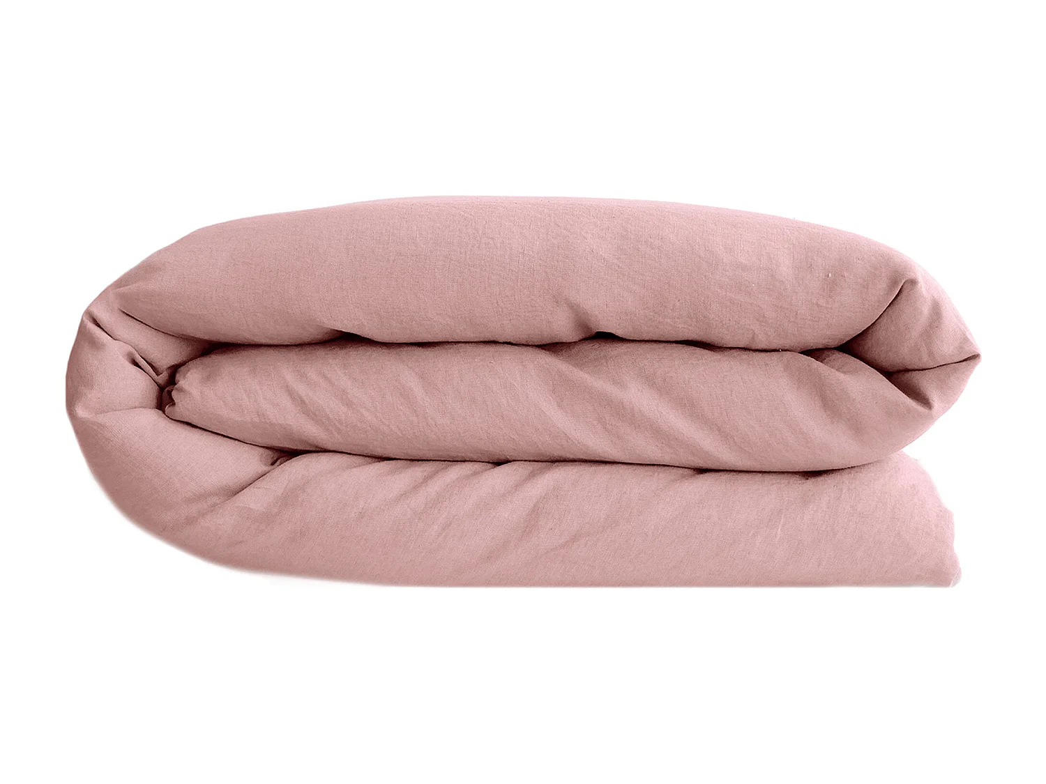 Housse de couette lin et coton 240x220 cm collection OPERA rose