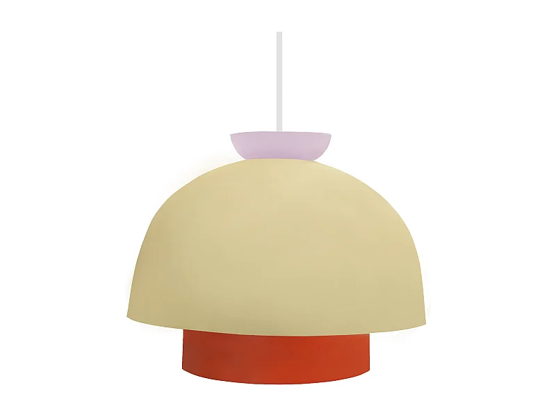 Suspension TOSEL ,métal,beige,H110xD24,5xP24,5cm