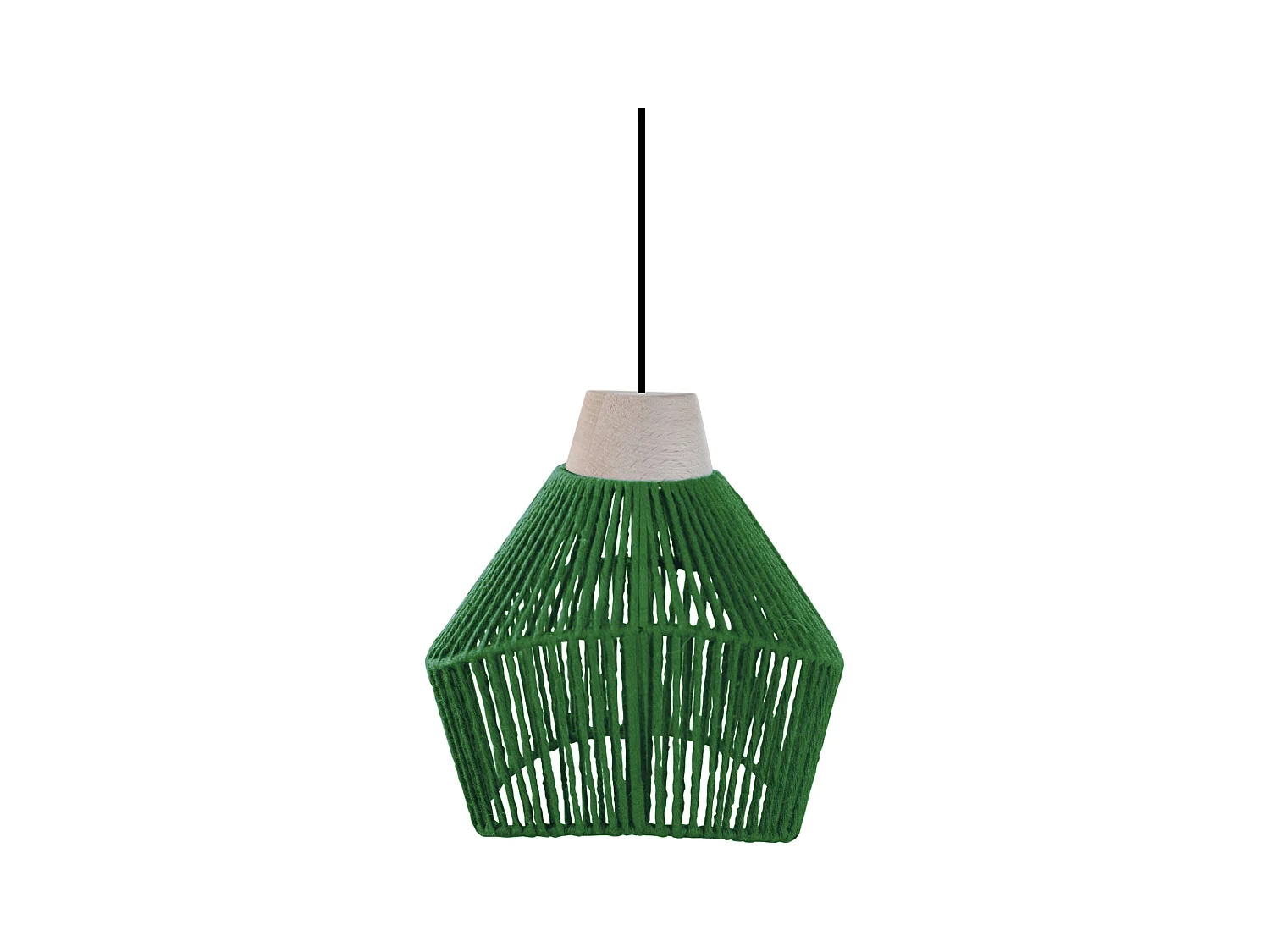 Suspension TOSEL ,métal,fibre ,naturel,H80xD13x P17cm