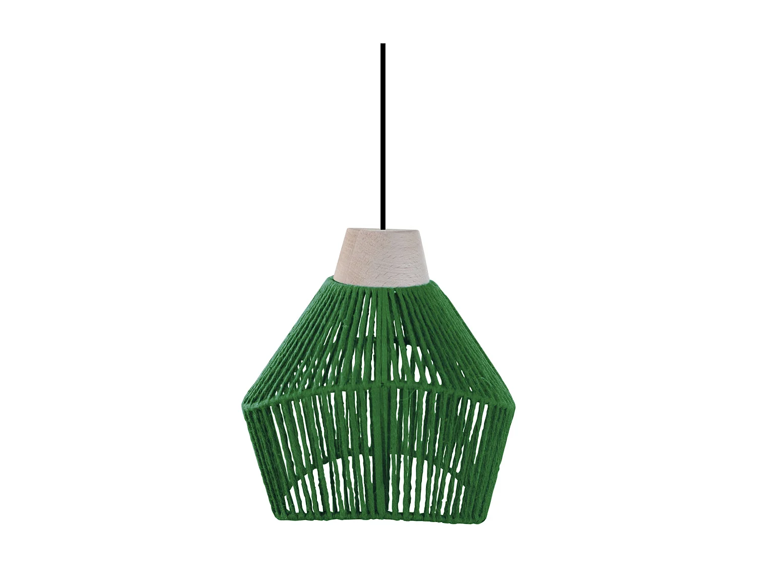 Suspensión  TOSEL ,metal, fibra,natural,A80xD13x P17cm