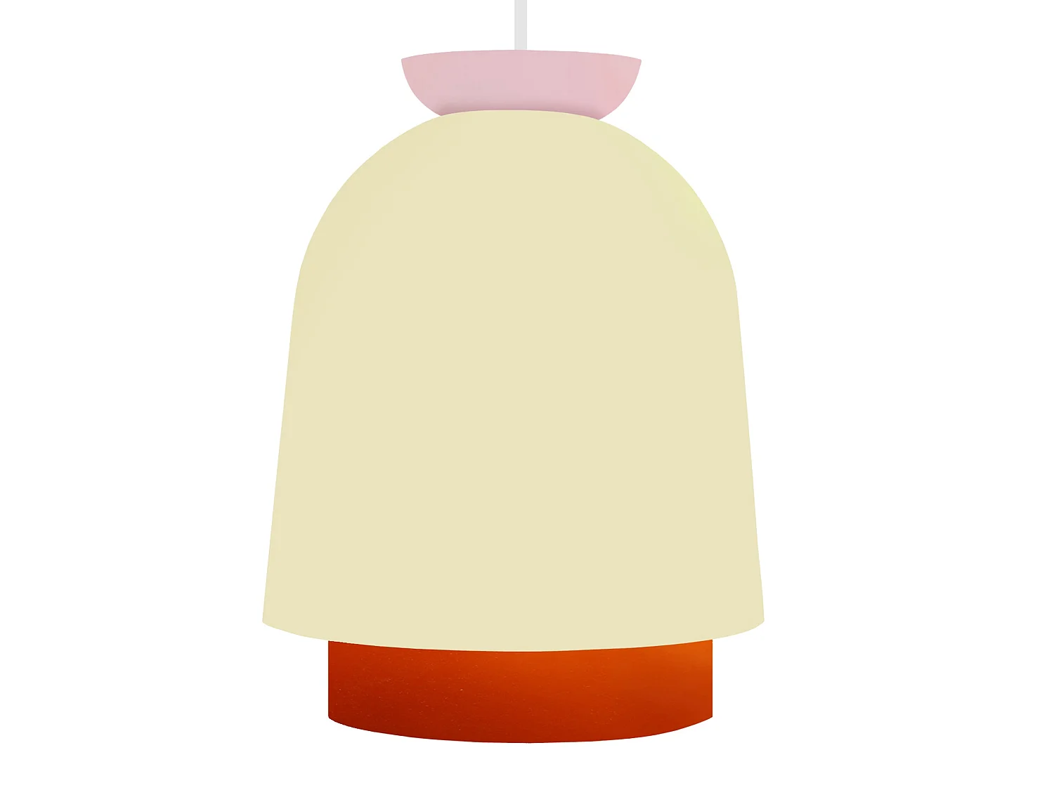 Suspension TOSEL ,métal,beige,H110xD18xP18cm