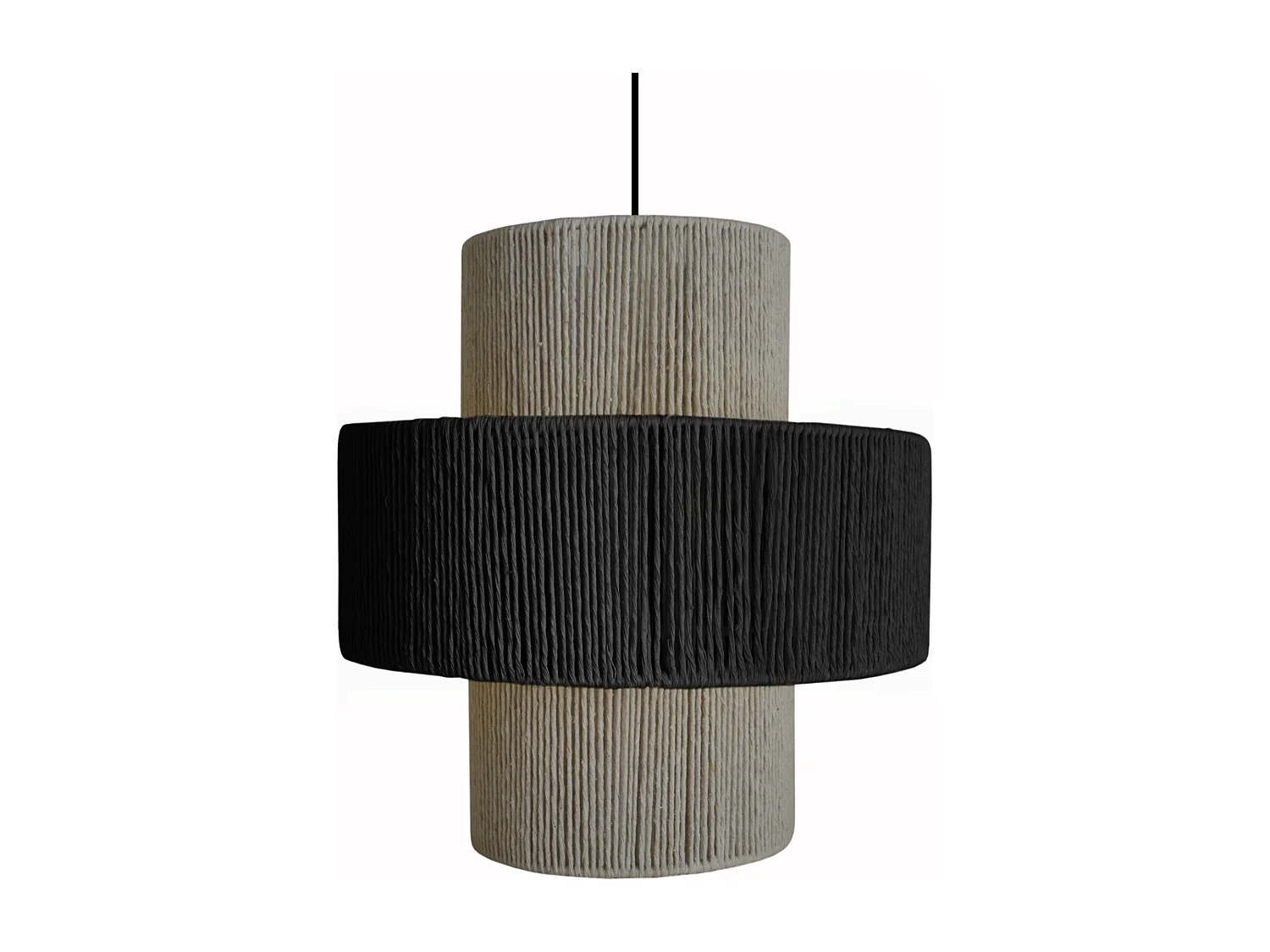 Suspensão TOSEL  LIZA 40 metal cúpula laranja D30 x  H77  cm