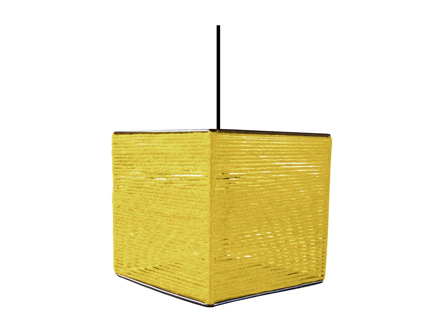 Suspensión  TOSEL ,fibre ,AMARILLO,A90x D16xP16cm