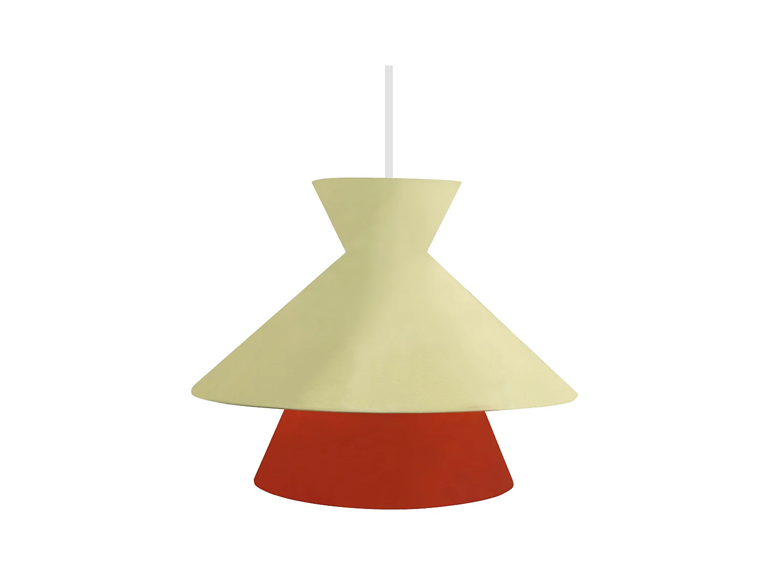 Suspension TOSEL ,métal,beige,H110xD 20x P 20cm
