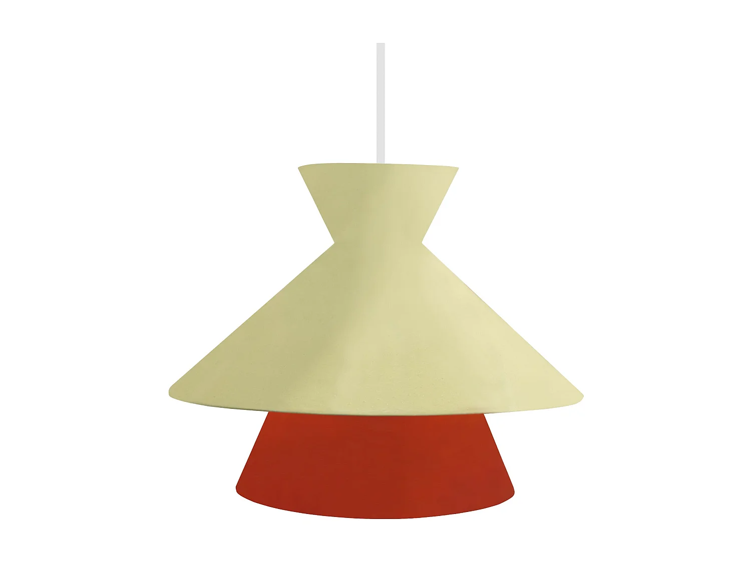 Suspension TOSEL ,métal,beige,H110xD 20x P 20cm