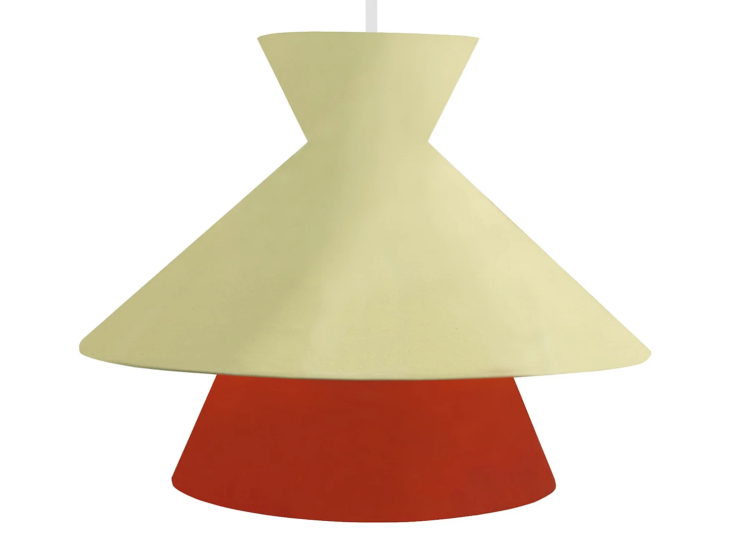 Suspension TOSEL ,métal,beige,H110xD 20x P 20cm