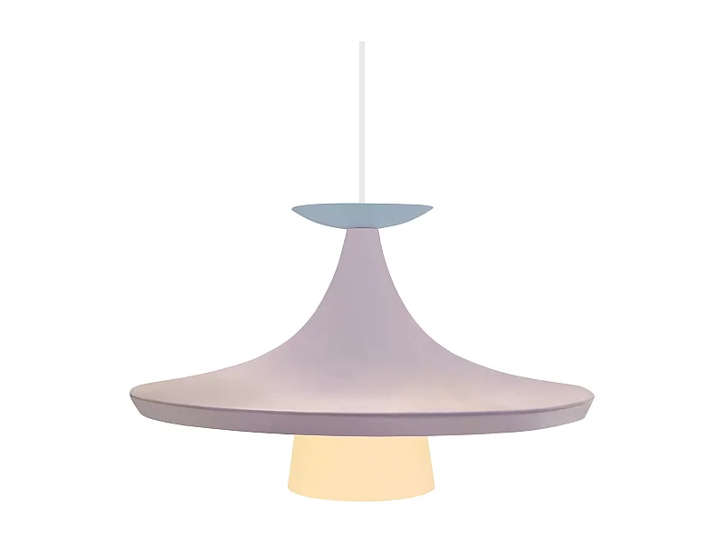 Suspensión  TOSEL ,metal,Rosa ,A110xD 36xP36cm