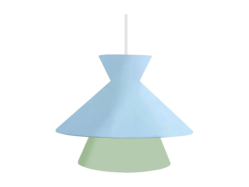 Suspensão TOSEL  JENNY cordão de algodão Sino âmbar D25 x  H90  cm