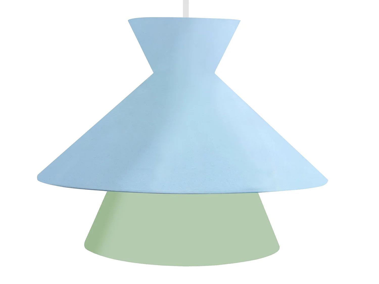 Suspensão TOSEL  JENNY cordão de algodão Sino âmbar D25 x  H90  cm