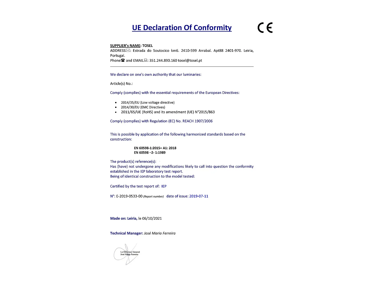 Suspensão TOSEL  LUANA 35 fio de juta cilindro natural D35 x  H90  cm