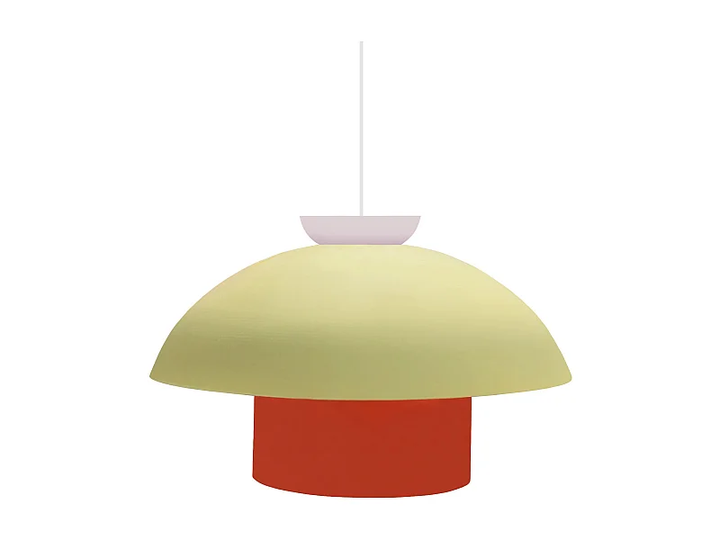 Suspensão TOSEL  ALVA metal globo Verde D29 x  H110  cm