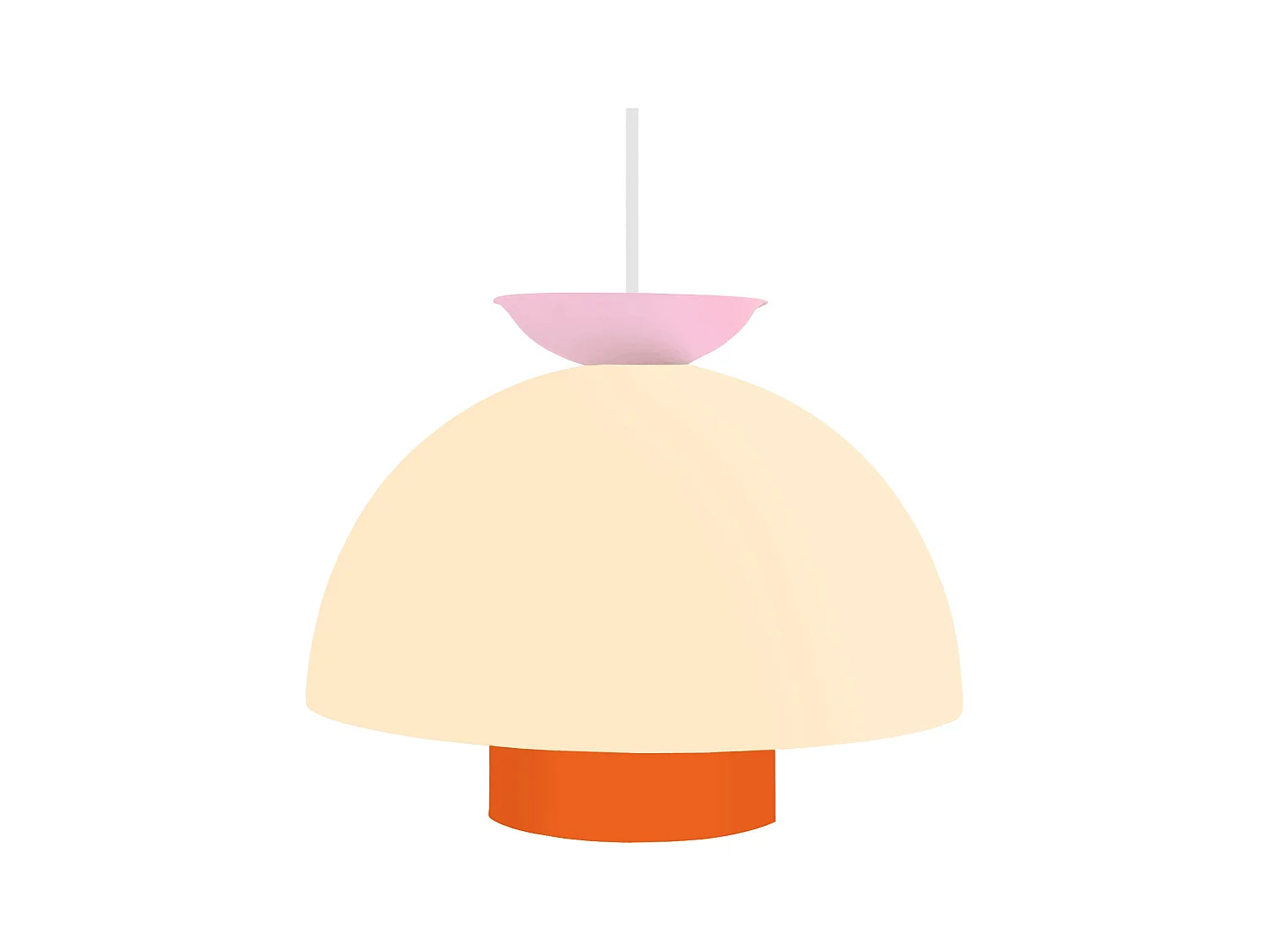 Suspension TOSEL ,métal,beige ,H110xD30xP30cm