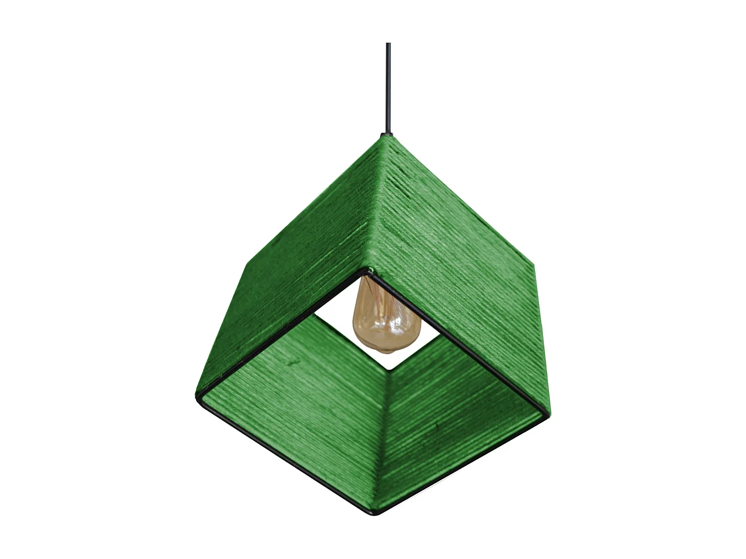 Suspensão TOSEL  OSCAR DIAGONAL 25 metal globo cinza D50 x  H105  cm